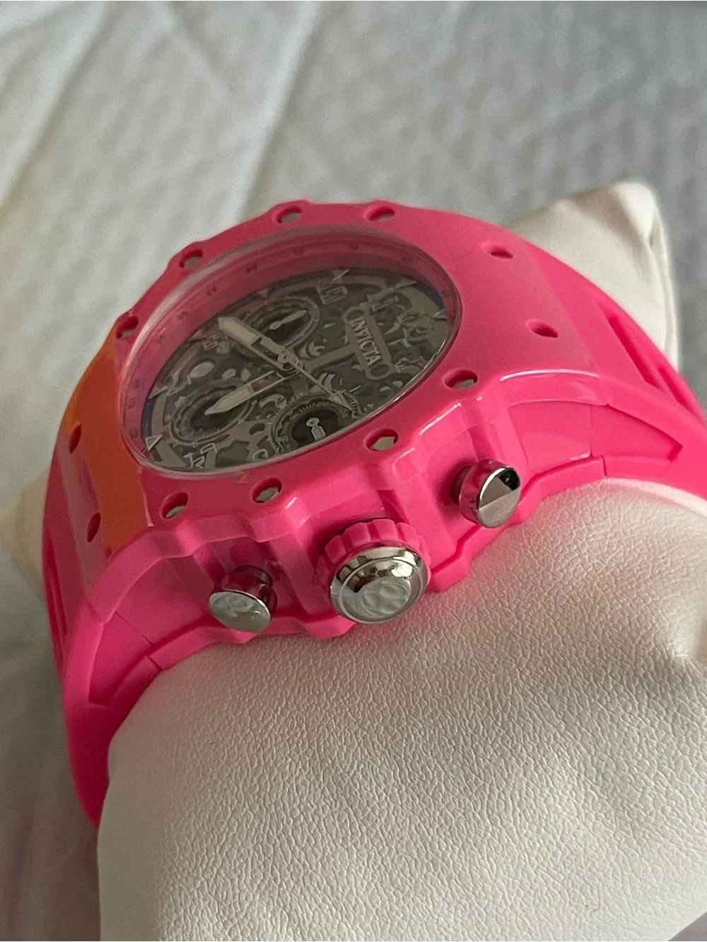 Invicta Racing Valyron Unisex Watch - 41mm, Pink (69623) new